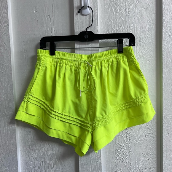 Free People x Revolve Check It Out Short in Highlighter - Picture 4 of 10